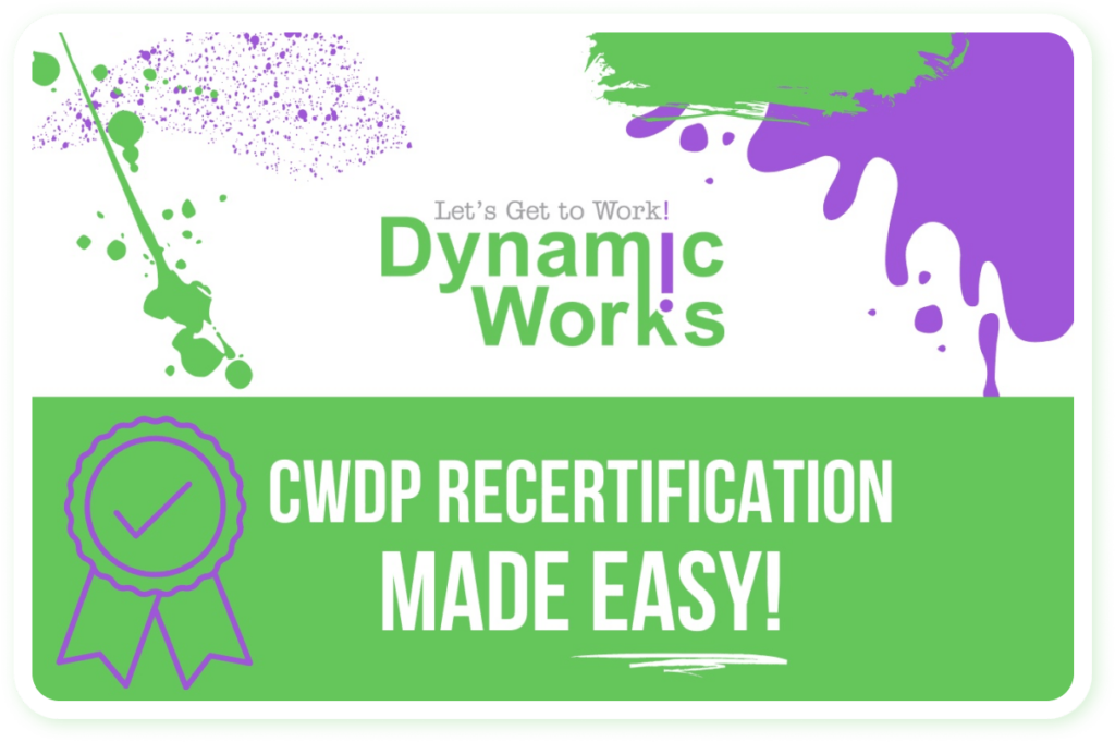 Get recertified today with Dynamic Works!